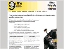 Tablet Screenshot of goffevisual.com
